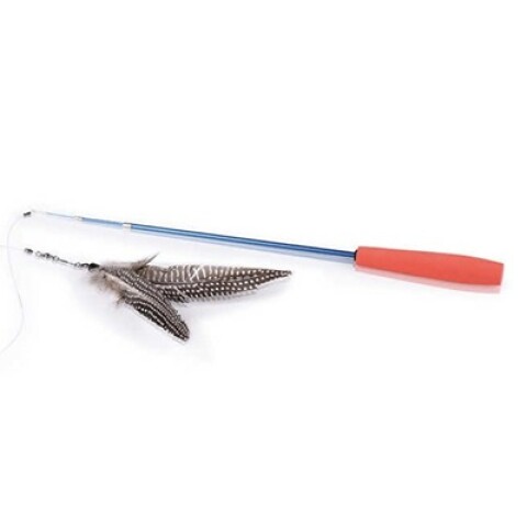 Juguete p/Gatos Varita con Plumas 40 cm Juguete p/Gatos Varita con Plumas 40 cm