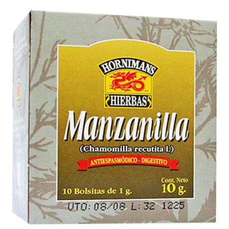 TE HORNIMANS MANZANILLA X 10 TE HORNIMANS MANZANILLA X 10