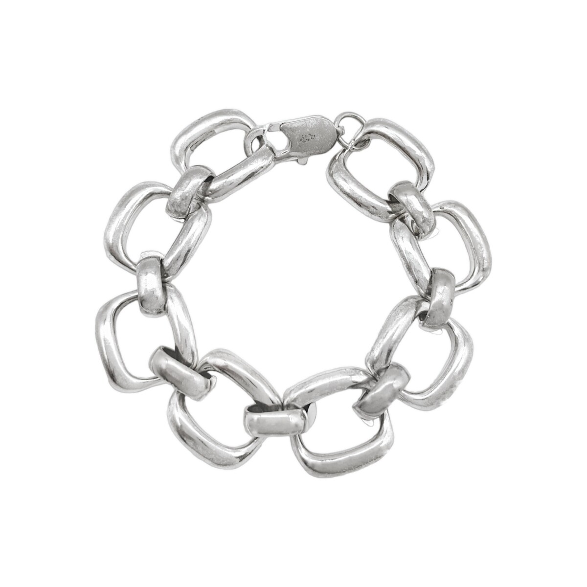 Pulsera Cuadrados-Plata 925-Sin piedra-PU3030 - sinpiedra 