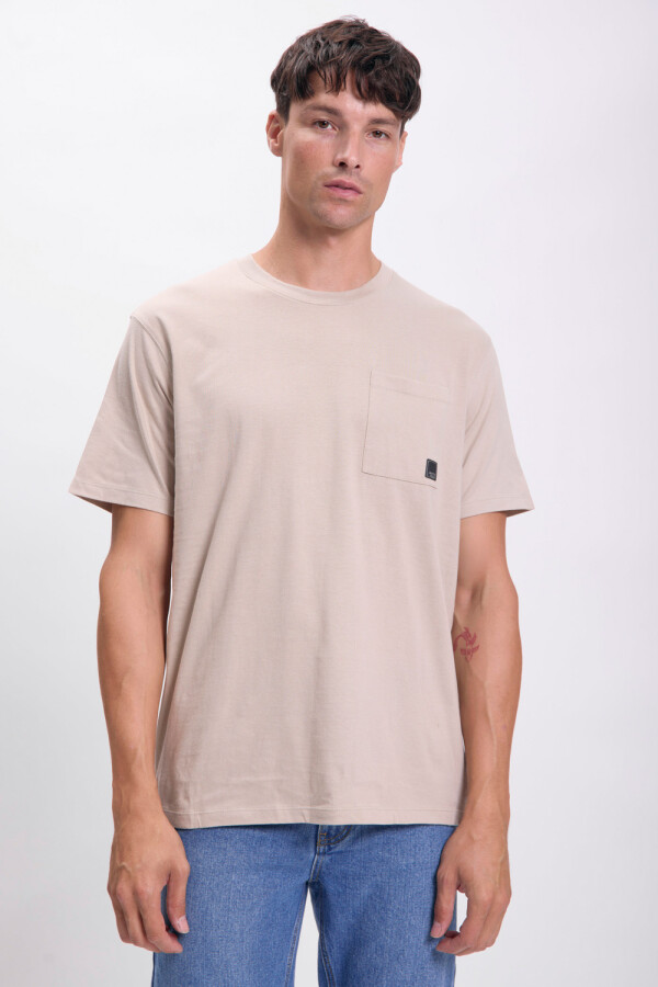 Remera manga corta bolsillo Verde