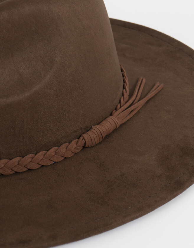 Sombreros Sombrero Suede Chocolate - Marron Chocolate