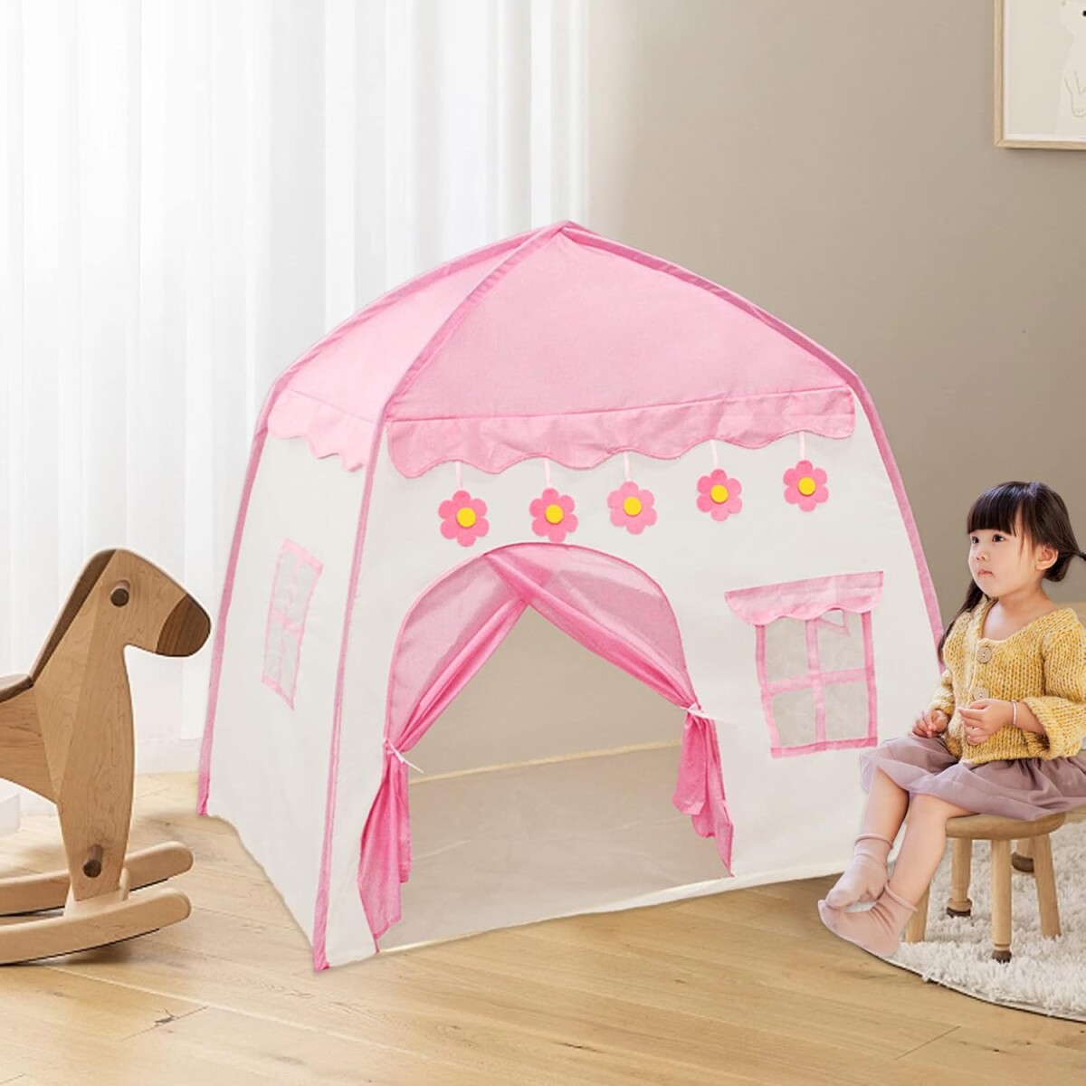 Carpa Infantil Plegable Casita - Rosa 