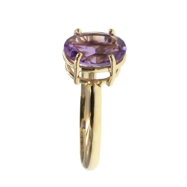 Anillo Aurora de oro amarillo 18k con amatista (ADAPTAMOS NUESTROS ANILLOS A MEDIA *) Anillo Aurora de oro amarillo 18k con amatista (ADAPTAMOS NUESTROS ANILLOS A MEDIA *)