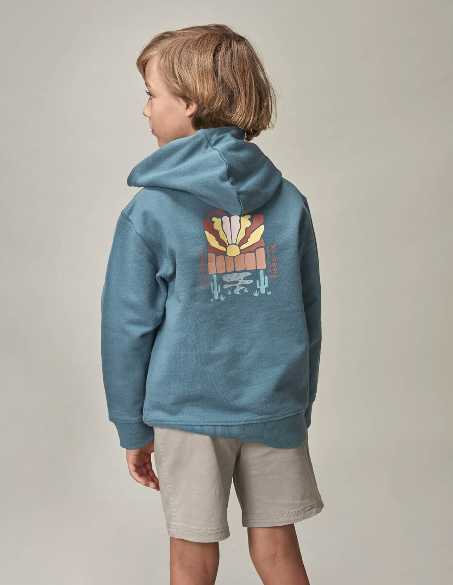 Sudadera Con Capucha - Verde 