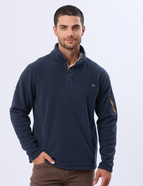 BUZO POLAR DE ABRIGO Azul