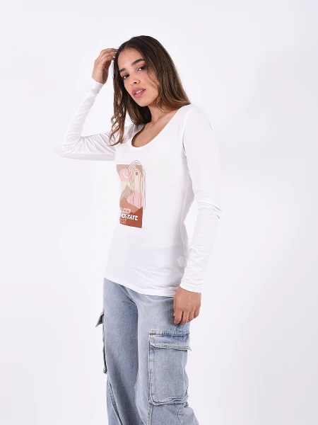 REMERA DESERT BLANCO