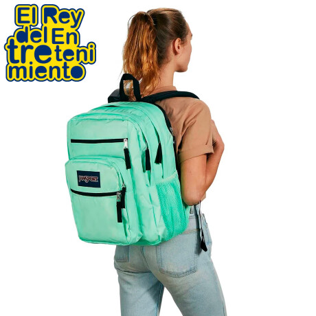 Mochila Jansport Big Student 34 L Reforzada Original Verde Menta