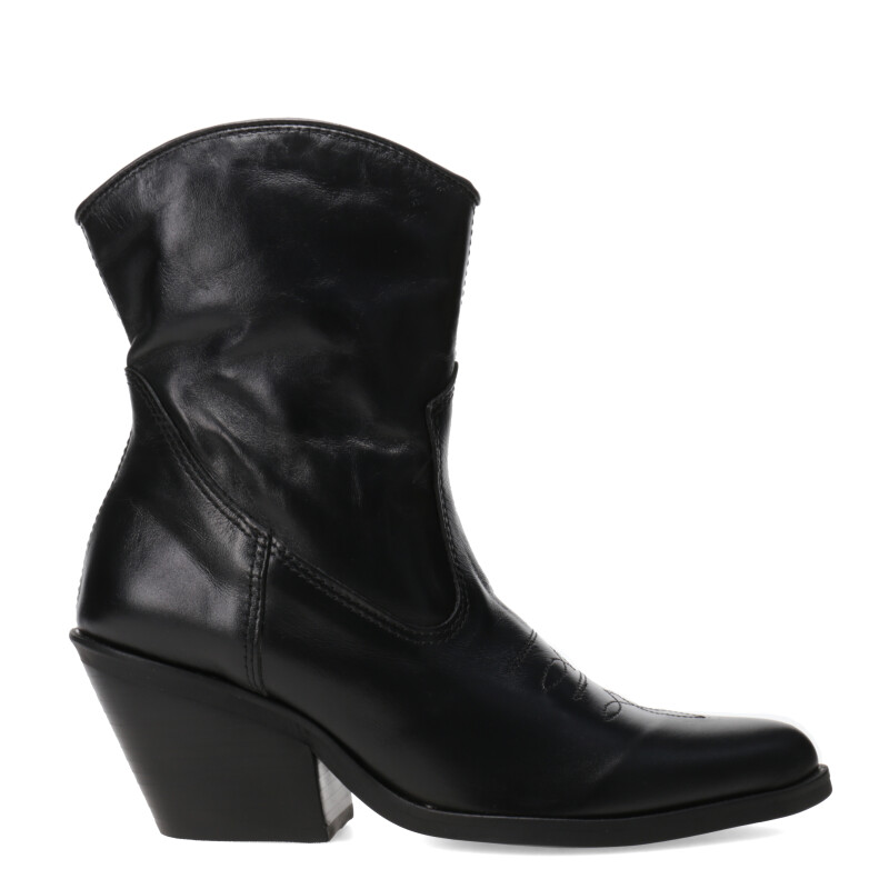 Botas de Mujer Miss Carol DALAI tejana de cuero Negro