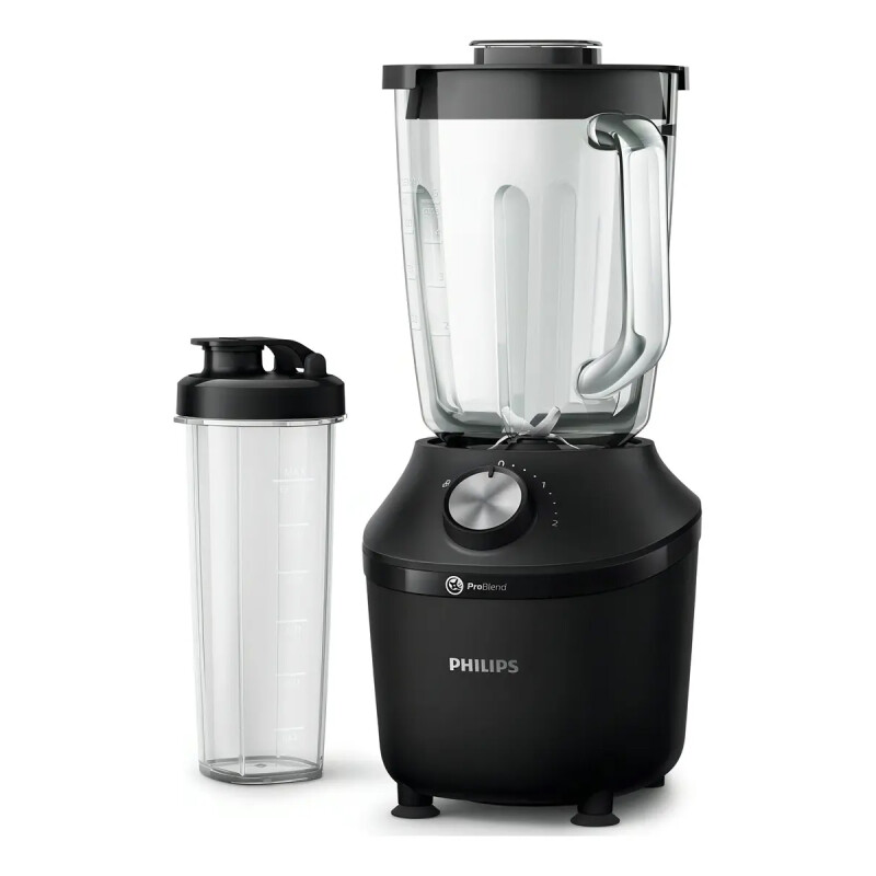 LICUADORA PHILIPS HR2291/41 NEGRA CON VASO Licuadora Philips Hr2291/41 Negra Con Vaso