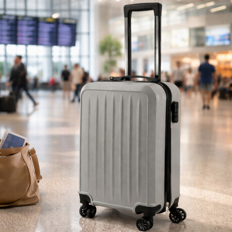 Valija Carry On 20'' Rígida Bonn Elegance GRIS