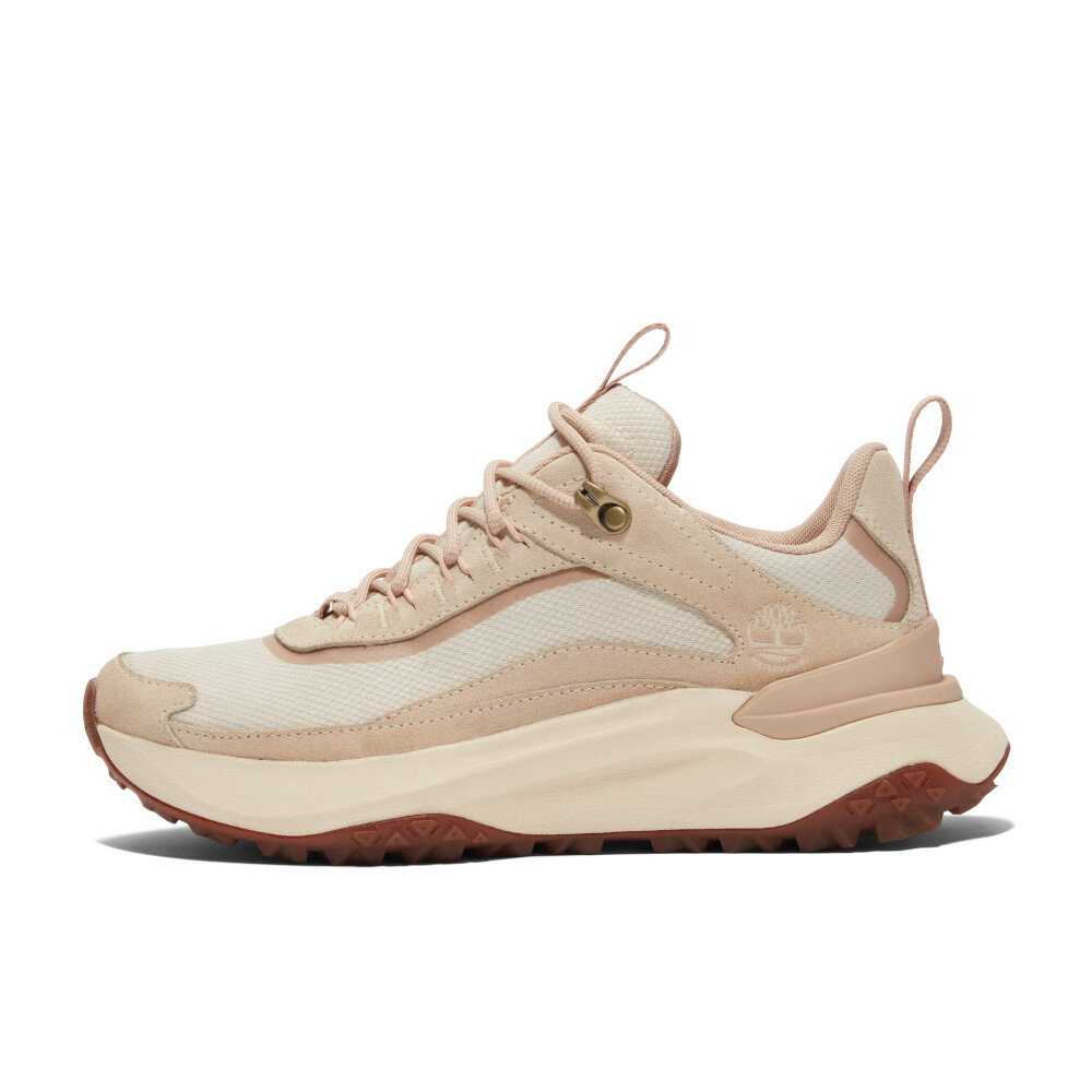 Zapatillas Low Lace Up Waterproof Mujer Natural Mesh