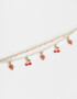 Pulseras Flexibles Frutas Pulsera Con Dijes Frutas - Dorado