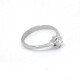 Anillo Solitario En Platino Y Brillante Anillo Solitario En Platino Y Brillante
