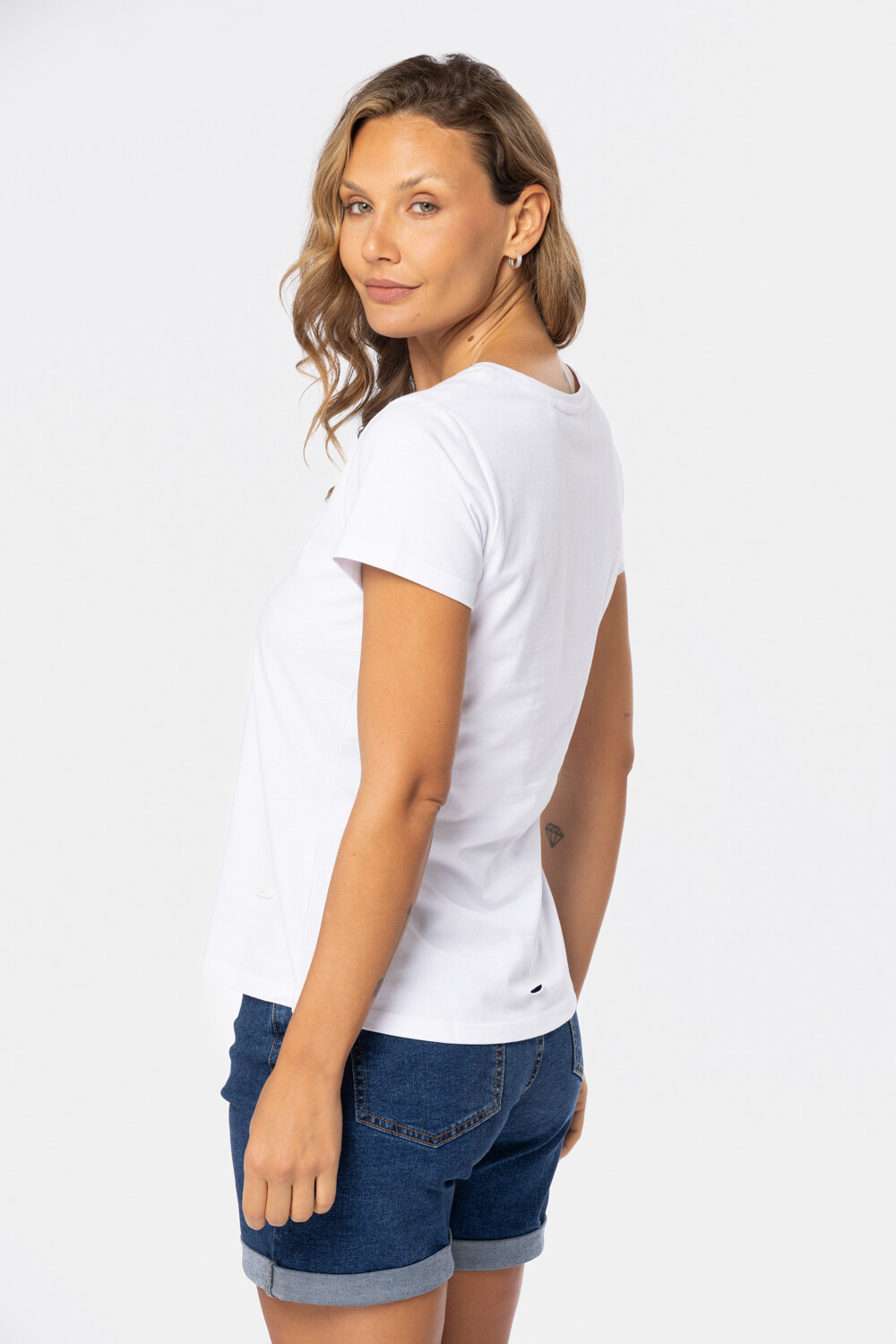 REMERA ESTAMPADA Blanco