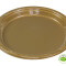 Plato Biodegradable 17cm x10Un Dorado