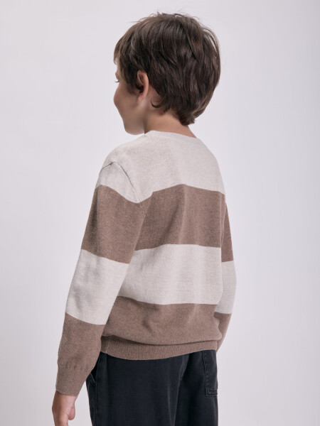Buzo punto Beige