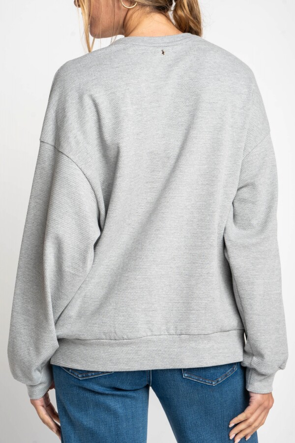 Sweater Gris Melange