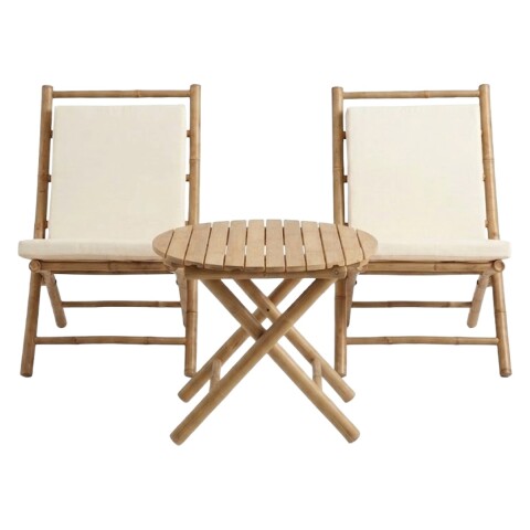 JGO JARDIN BAMBU C/ALMOHADONES 3PZAS Unica