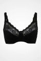 Soutien algodon y lycra Negro