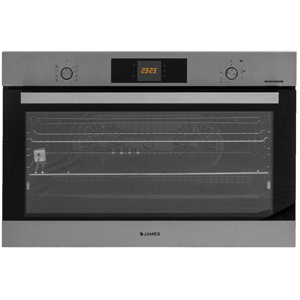 HORNO DE EMPOTRAR ELECTRICO JAMES 98 LTS HEE 90 INOX PRO G2 