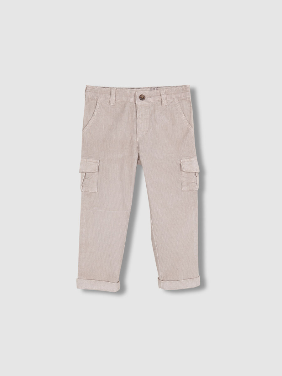 Pantalon Cargo Micro Arena Claro