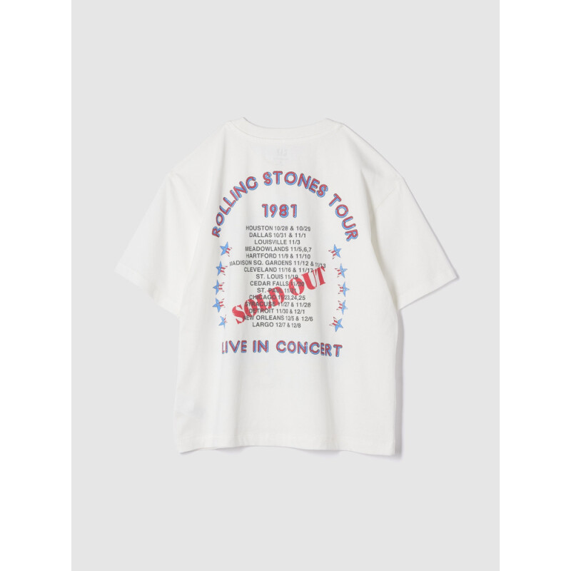 3PL APR - ROLLING STONES CROP NEW OFF WHITE V2