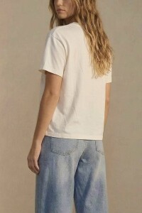 Remera Algodón Lavado Nacar