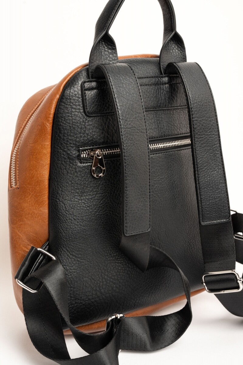 Mochila Combinada Cuero Vegano Multi