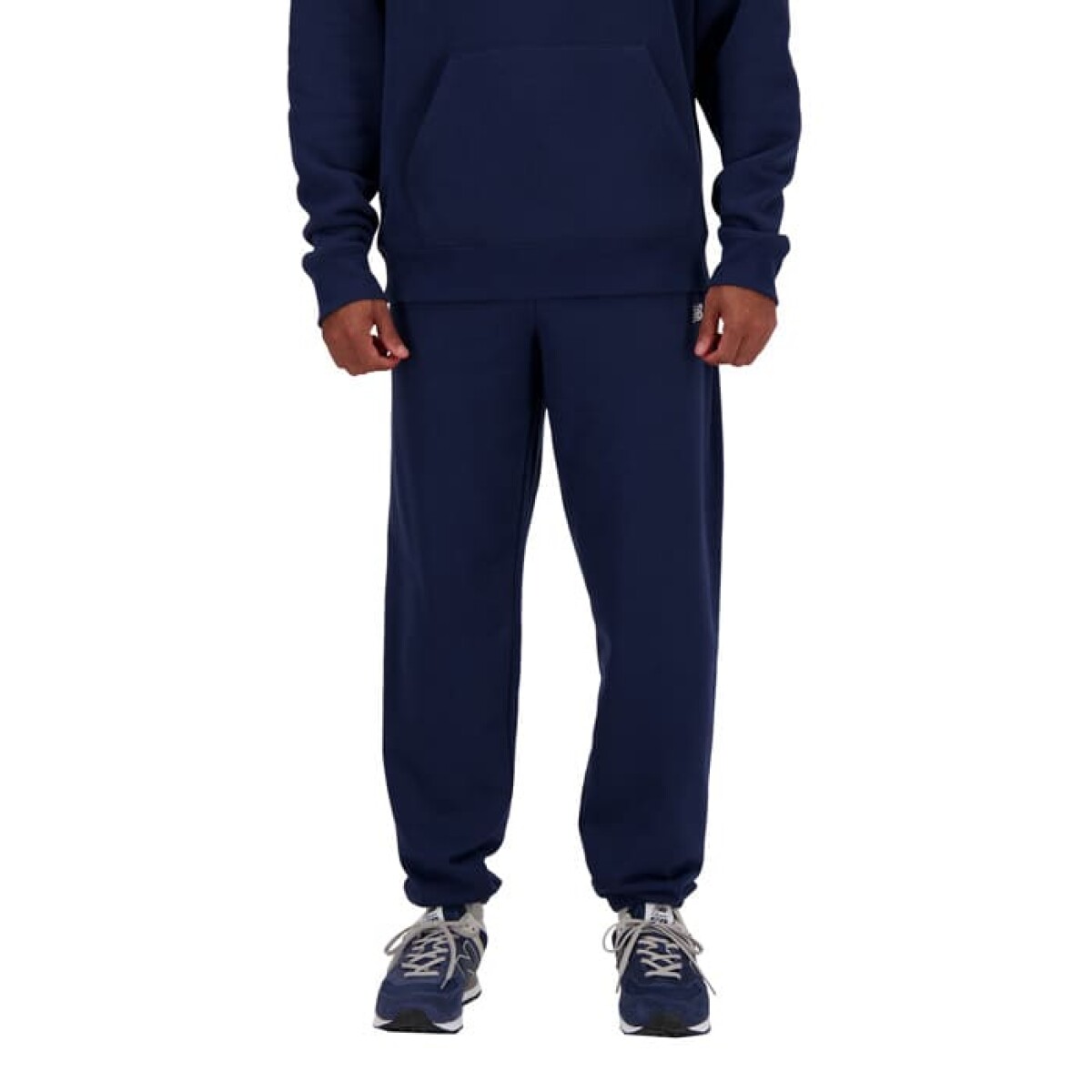 Pantalón New Balance Jogger French Terry de Hombre - MP41519NNY - Azul 