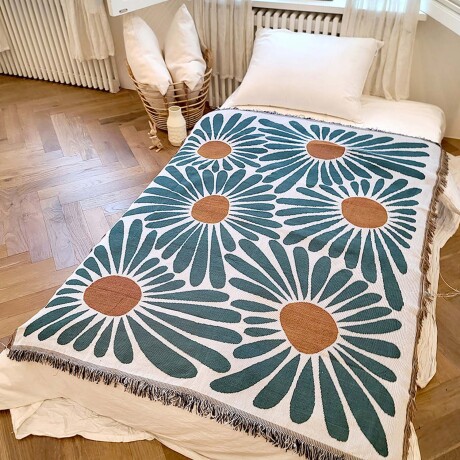 Cobertor Protector Funda Cubre Sillón Sofá Reversible 1.6x2M Verde