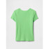 V-SS POINTELLE TEE JULEP GREEN