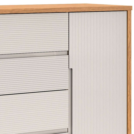 Comoda Zapatera Concept 4 cajones 1 puerta Beige