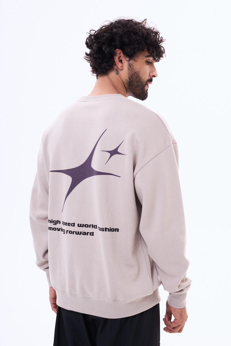 Buzo de felpa Aracaju Beige