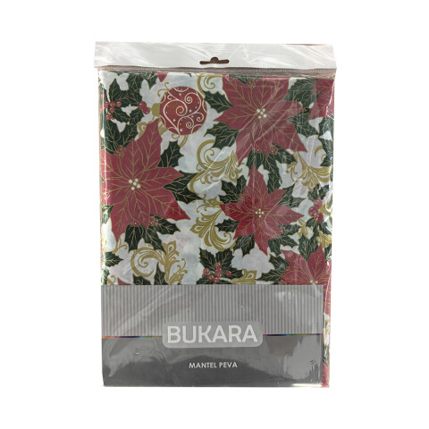Mantel Rectangular Bukara Peva 140 x 210 cm Navidad Muérdago