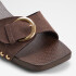 ALLORIA DARK BROWN LEATHER ESCARLATA