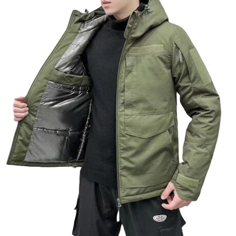 Campera táctica G8 - interior en aluminio Verde