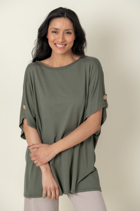 REMERA POSY Verde seco