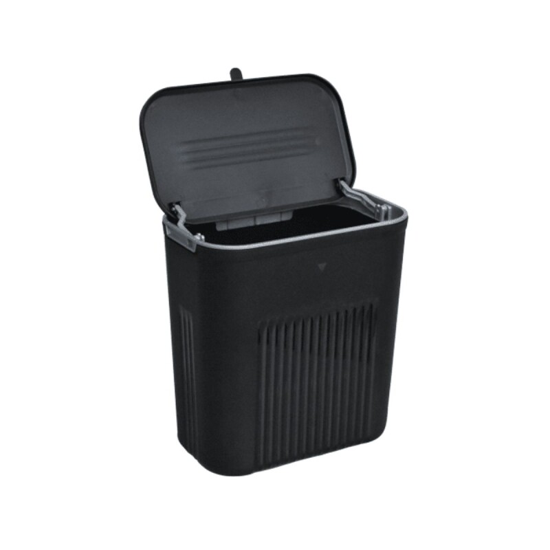 Tarro de residuos colgante 9lts NEGRO