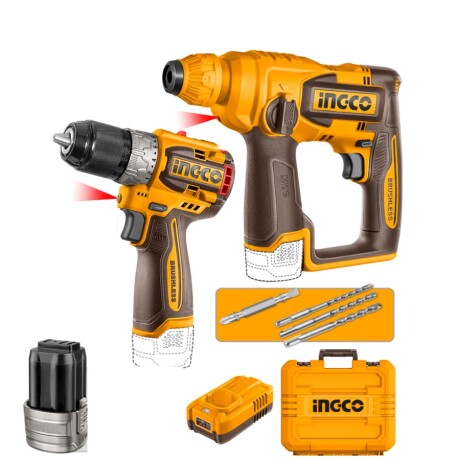 Kit Combo Rotomartillo Y Taladro Ingco COSLI241295 Ub 001
