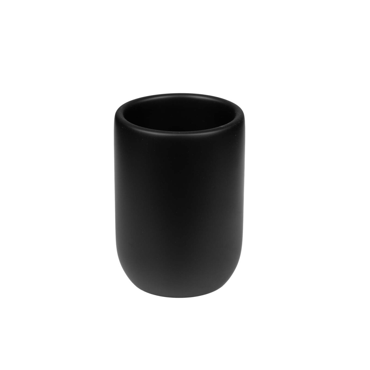 VASO - DE BAÑO NEGRO POLIRESINA RESIN PL-5243 