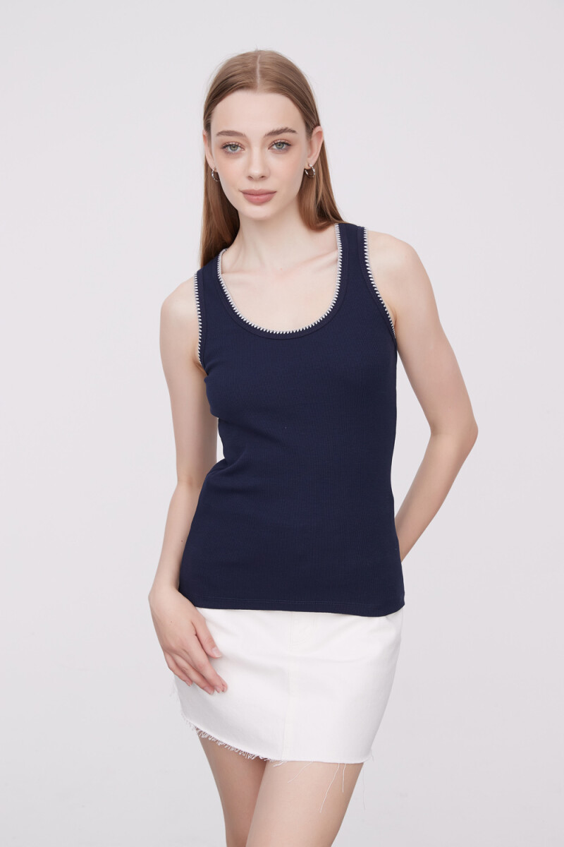 Musculosa Nitusu - Azul Marino 