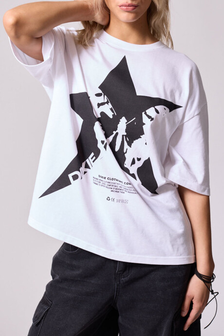 T-SHIRT BETY DIXIE Blanco