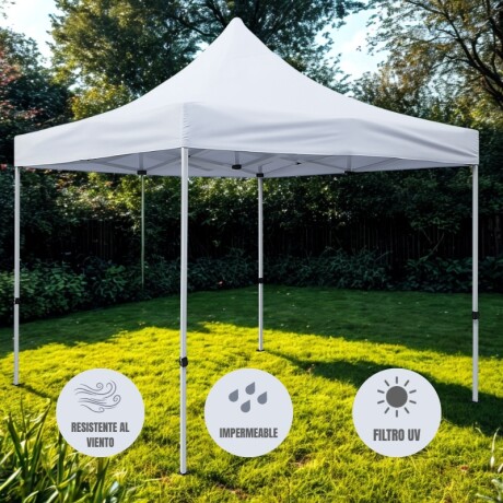 GAZEBO IMPERMEABLE 3X3 Gazebo Impermeable 3mx3m Blanco