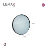 Espejo redondo de pared Lumax Diámetro 50cm Negro