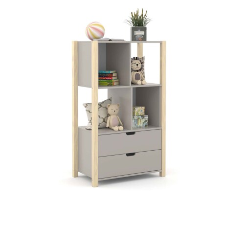 ORGANIZADOR MDF-Y-MADERA GRIS FELICITAS