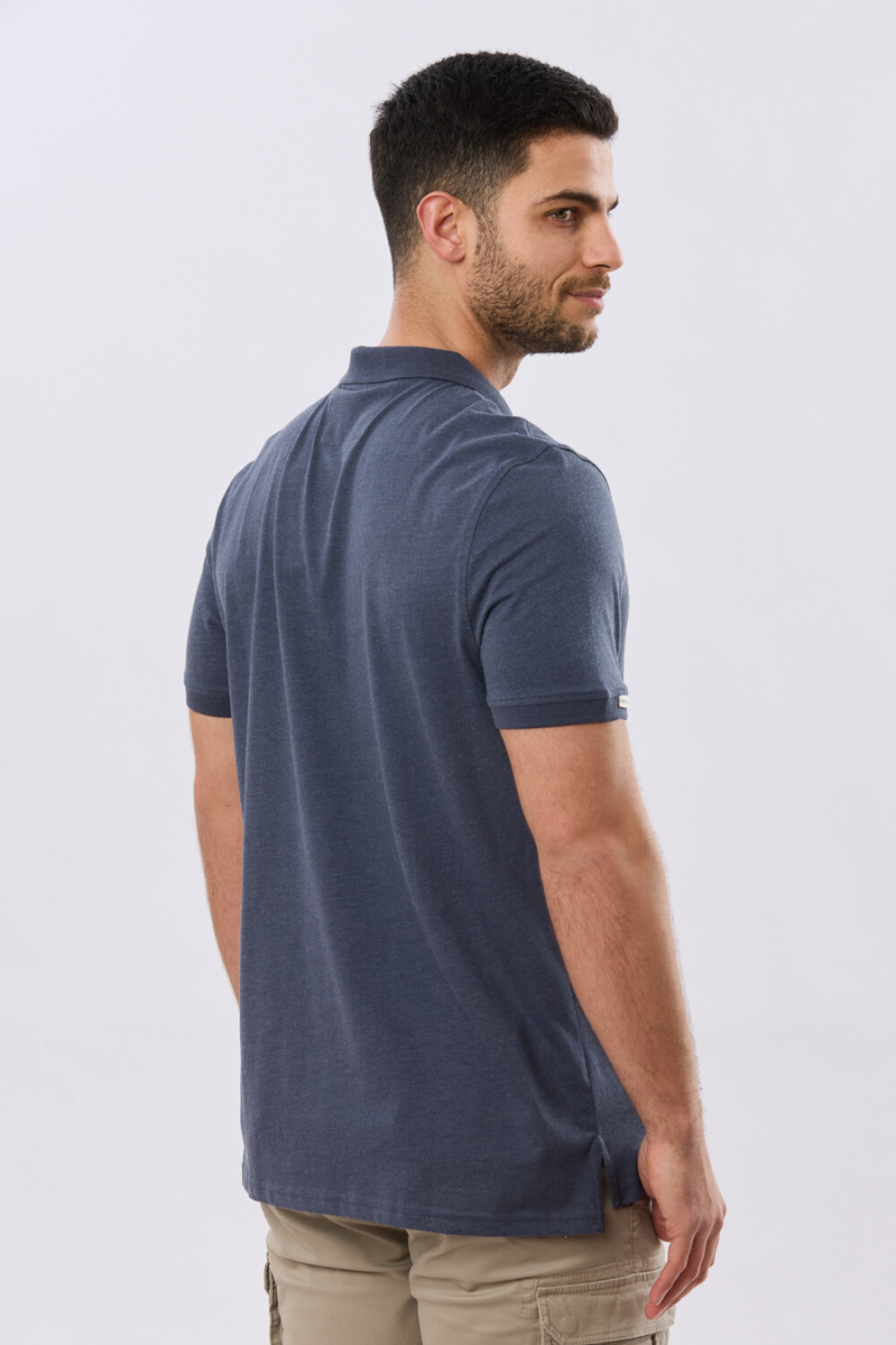 REMERA POLO LISA JERSEY Denim