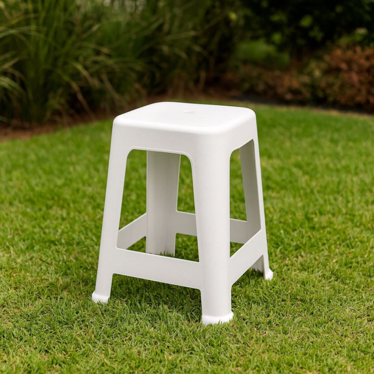 Banqueta Taburete Plastico Bela Vista Blanco Mor - Blanco 