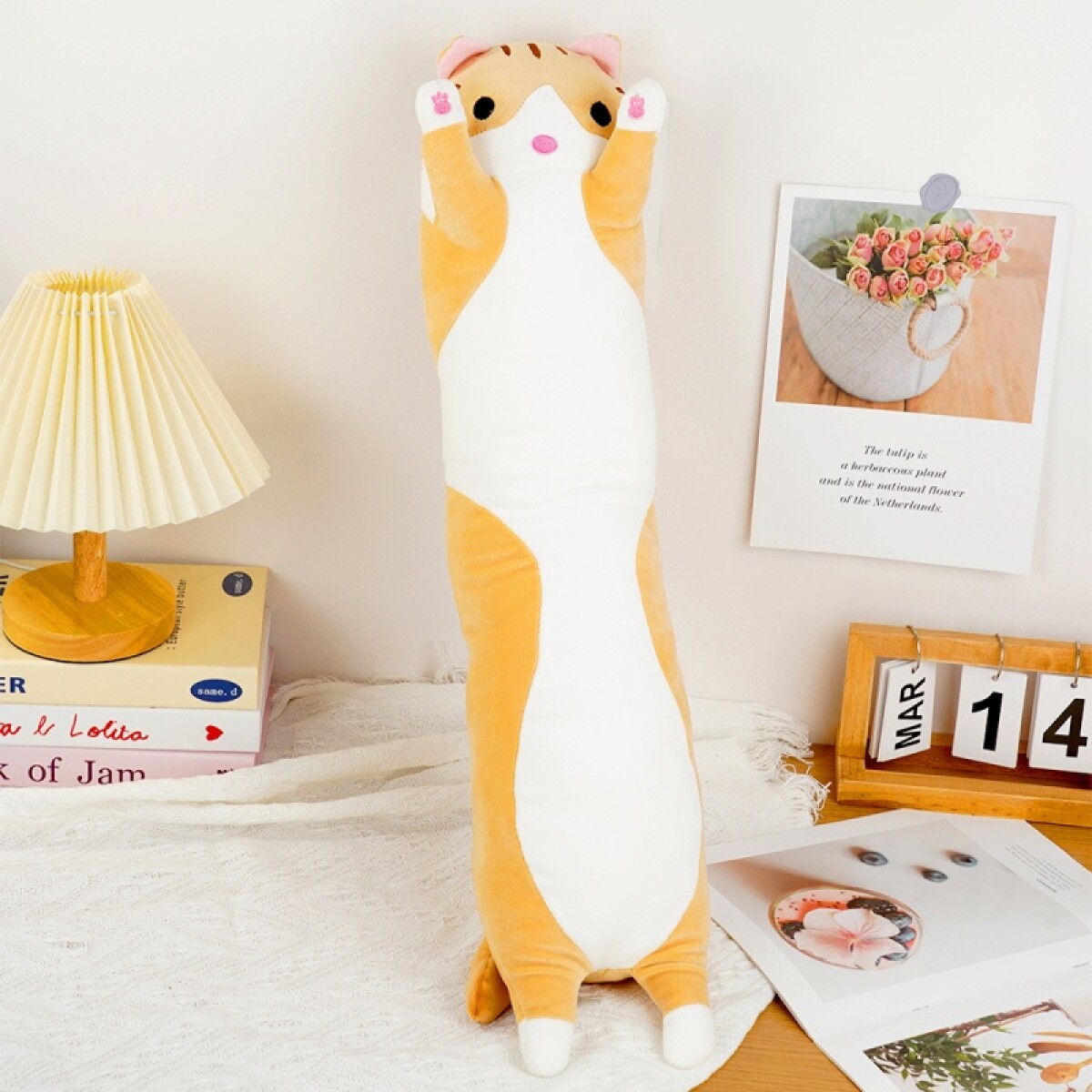 Peluche Alargado - Gatito - 67cm 