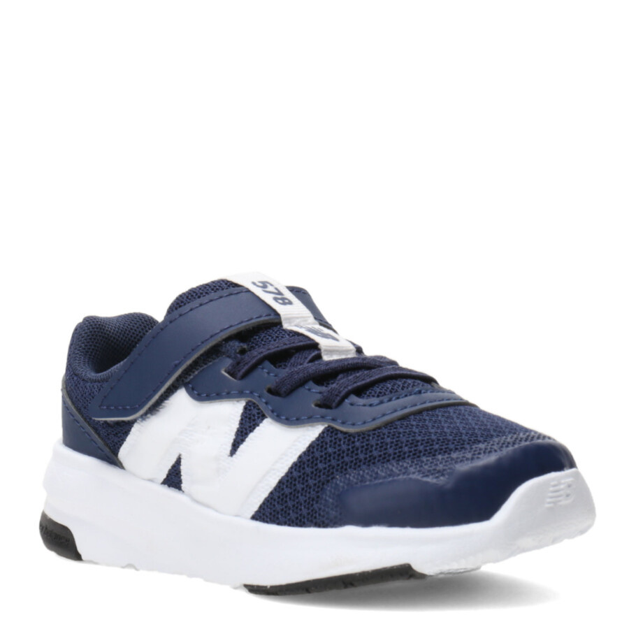 Championes Infantiles New Balance 578 JRS Azul Marino - Blanco