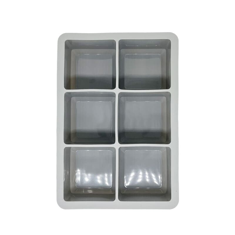 Cubetera hielera de silicona 6 cubos Cubetera hielera de silicona 6 cubos